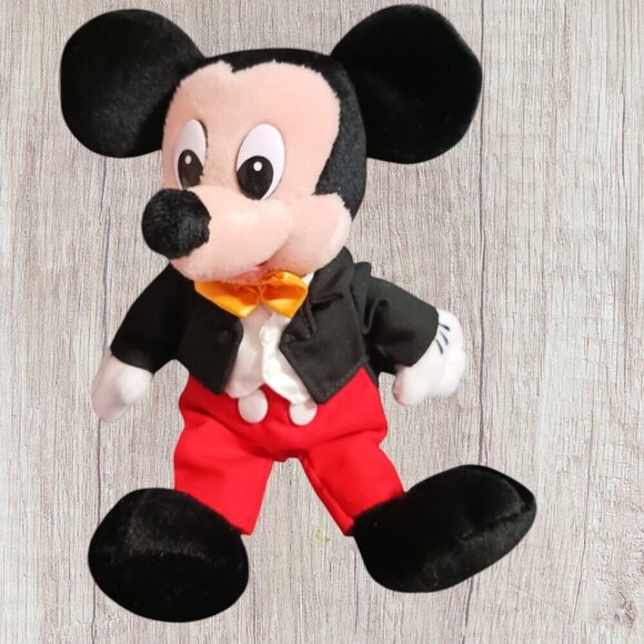 Mickey Mouse Walt Disney World 2000 Bean Bag Plush Toy - Picture 1 of 5